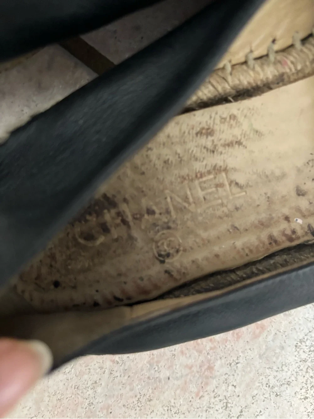 Chanel Lambskin CC Espadrilles logo flats shoes monogram platforms